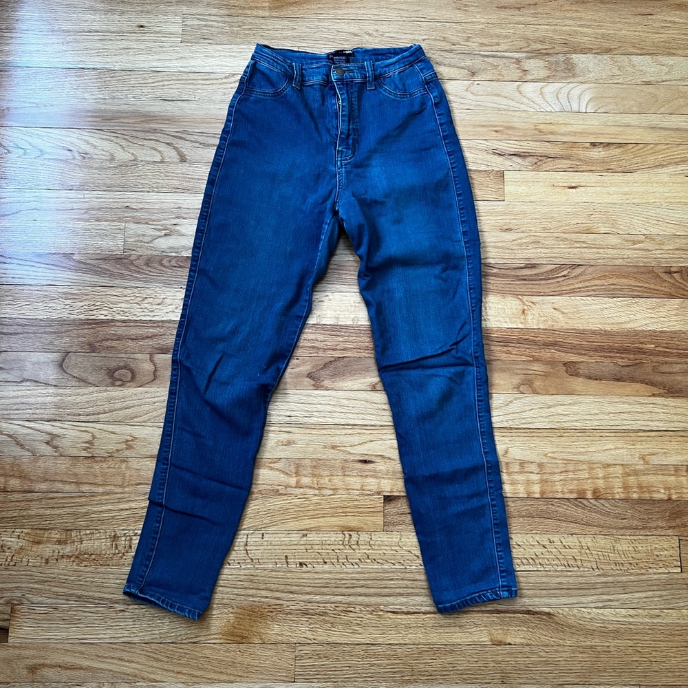 Fashion Nova Blue Jeggings High-Waisted